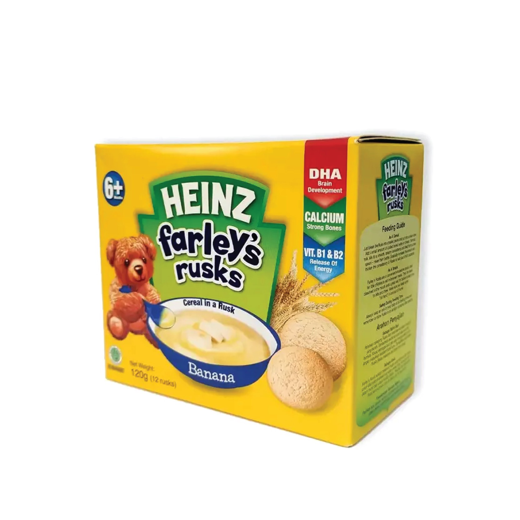 HEINZ FARLEYS RUSK BANANA 6+MONTHS 120GM