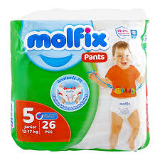 MOLFIX PANTS JUNIOR NO5 26PCS