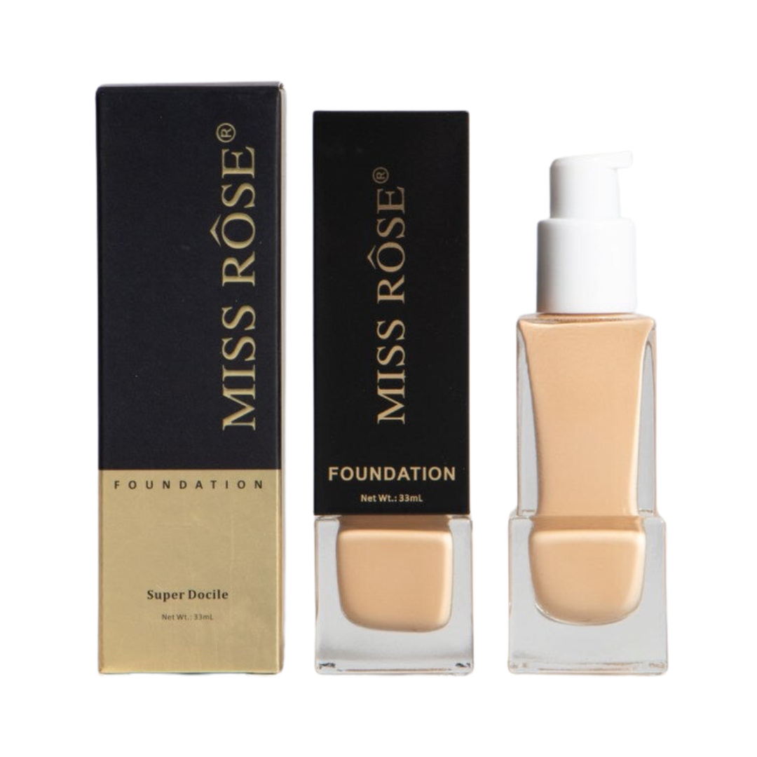 MISS ROSE SUPER DOCILE FOUNDATION 33ML BEIGE 3