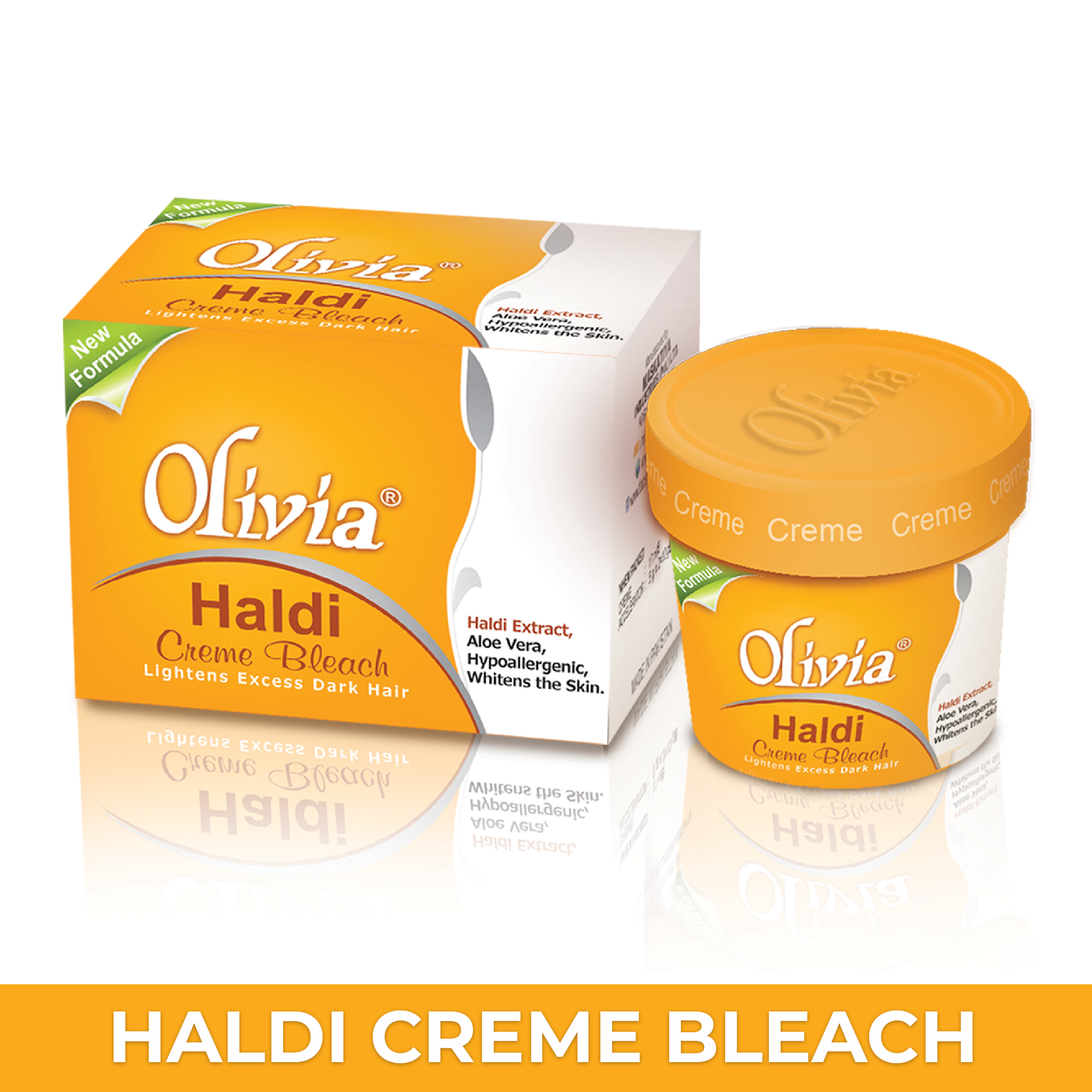 OLIVIA CREAM BLEACH HALDI TURMERIC 11ML 10G ACCELATOR