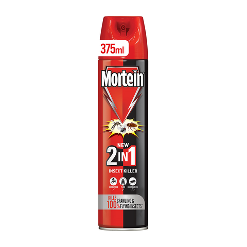 MORTEIN 2IN1 CRAWLING & FLYING INSECTS KILLER 375ML