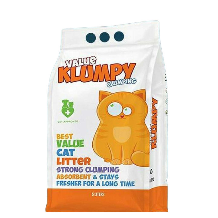 VALUE KLUMPY CLUMPING CAT LITTER 5LTR