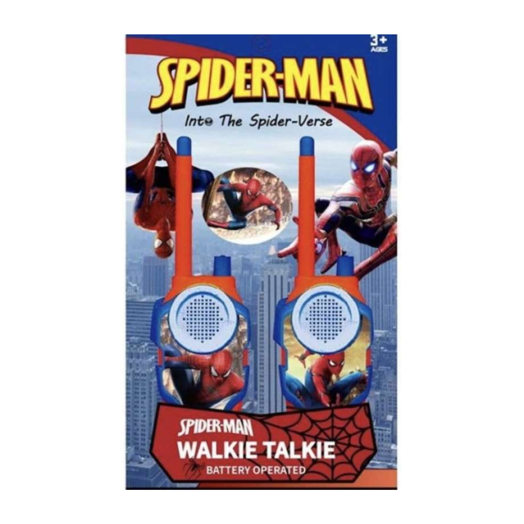 SPIDER-MAN WALKIE TALKIE BATTERY OPERATED 1853-D2