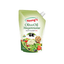 YOUNGS OLIVE OIL MAYONNAISE POUCH 500ML