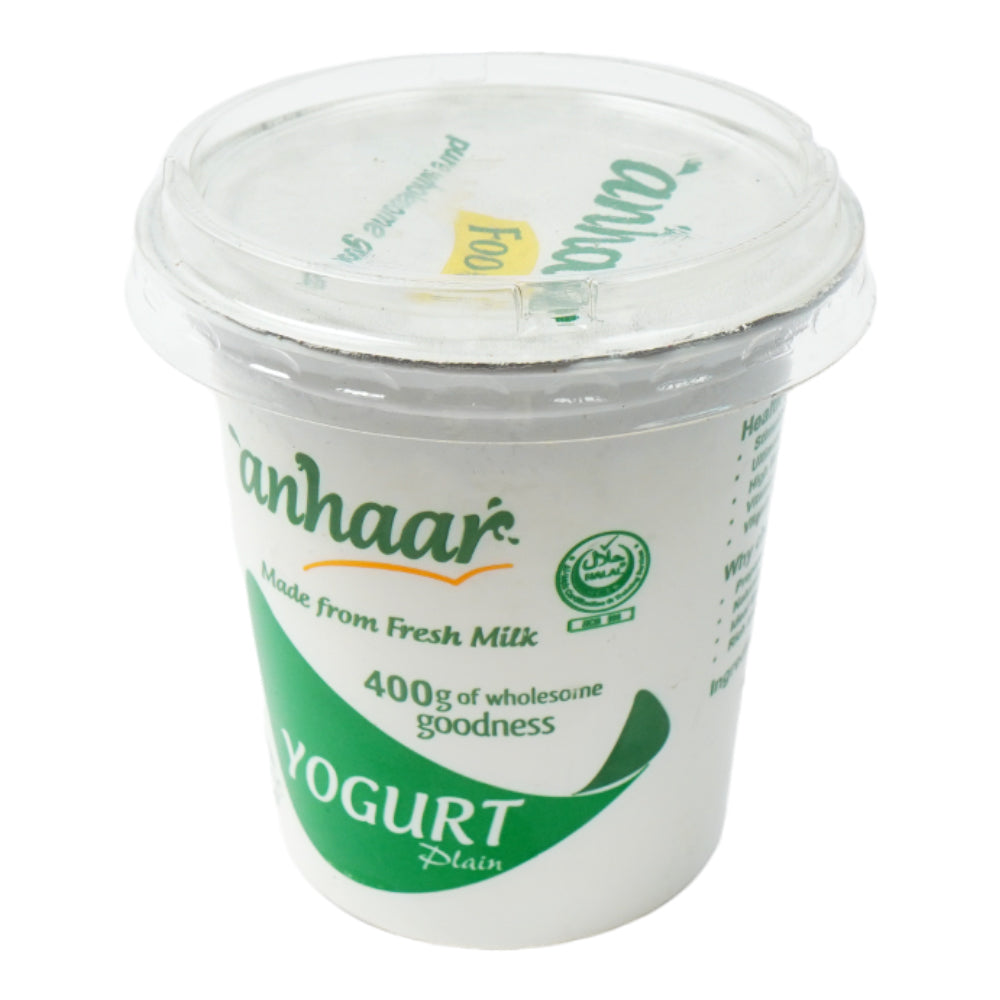 ANHAAR YOGURT PLAIN 400GM