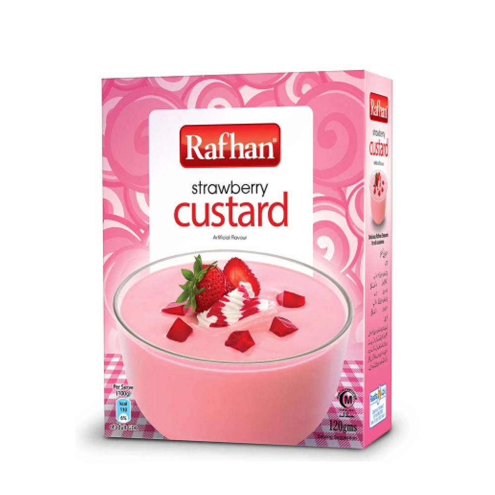 RAFHAN STRAWBERRY CUSTARD 275GM