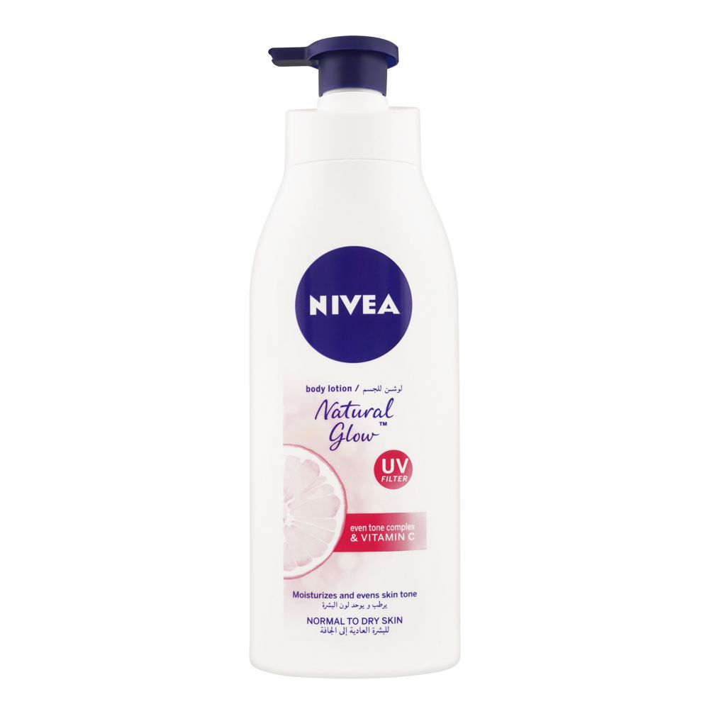 NIVEA NATURAL GLOW UV FILTER BODY LOTION 400ML