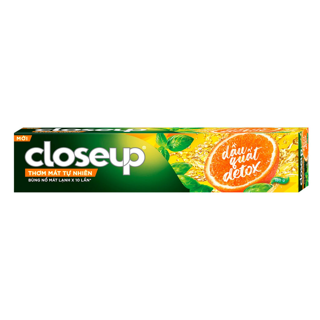 CLOSEUP TOOTHPASTE EXTRA FRESH CITRUS DETOX 180GM