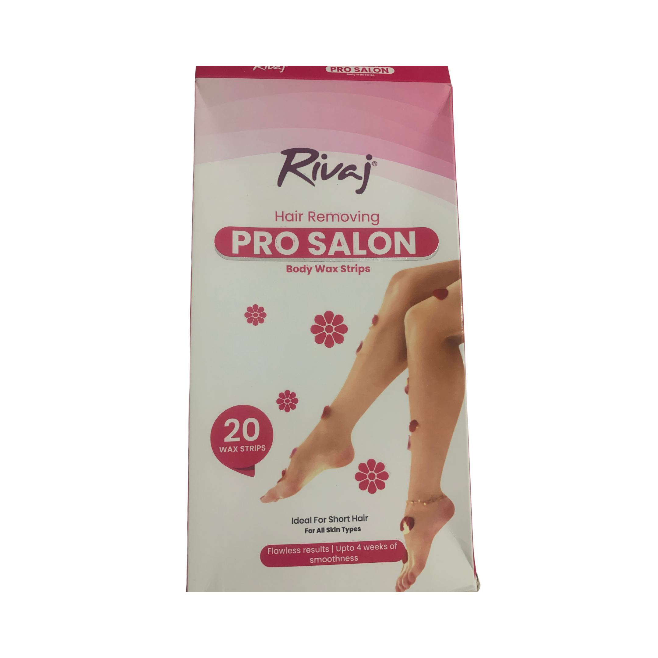 RIVAJ HAIR REOVING WAX STRIP PRO SALON 20PC.