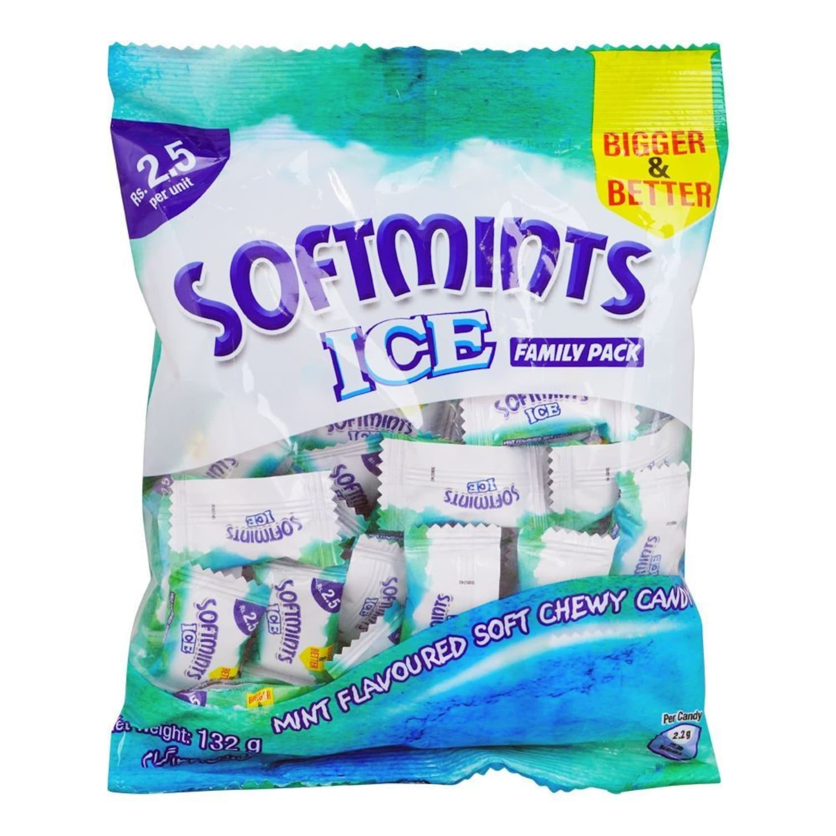 SOFTMINTS ICE CANDY FAIMLY PACK 60PCS 132GM