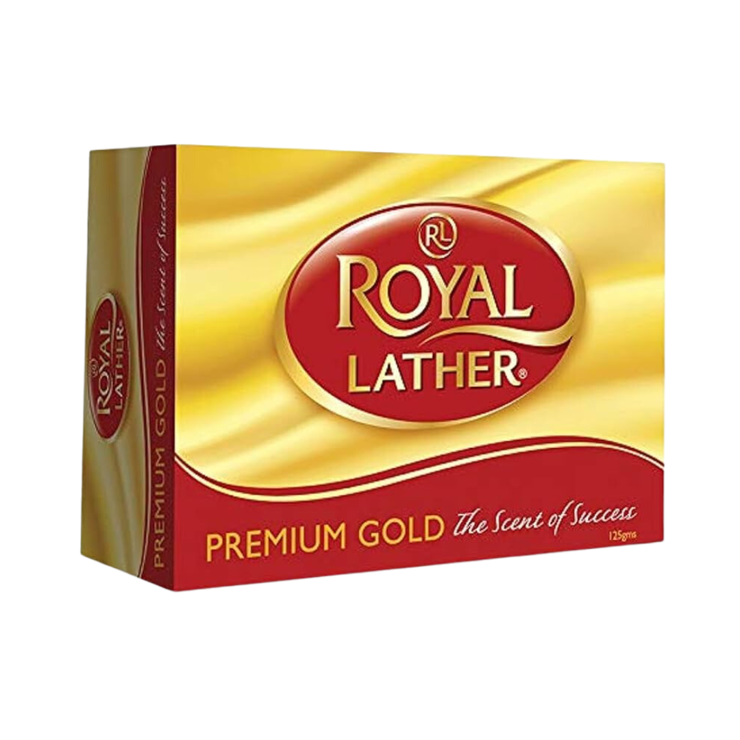 ROYAL LATHER SOAP PREMIUM GOLD 125GM