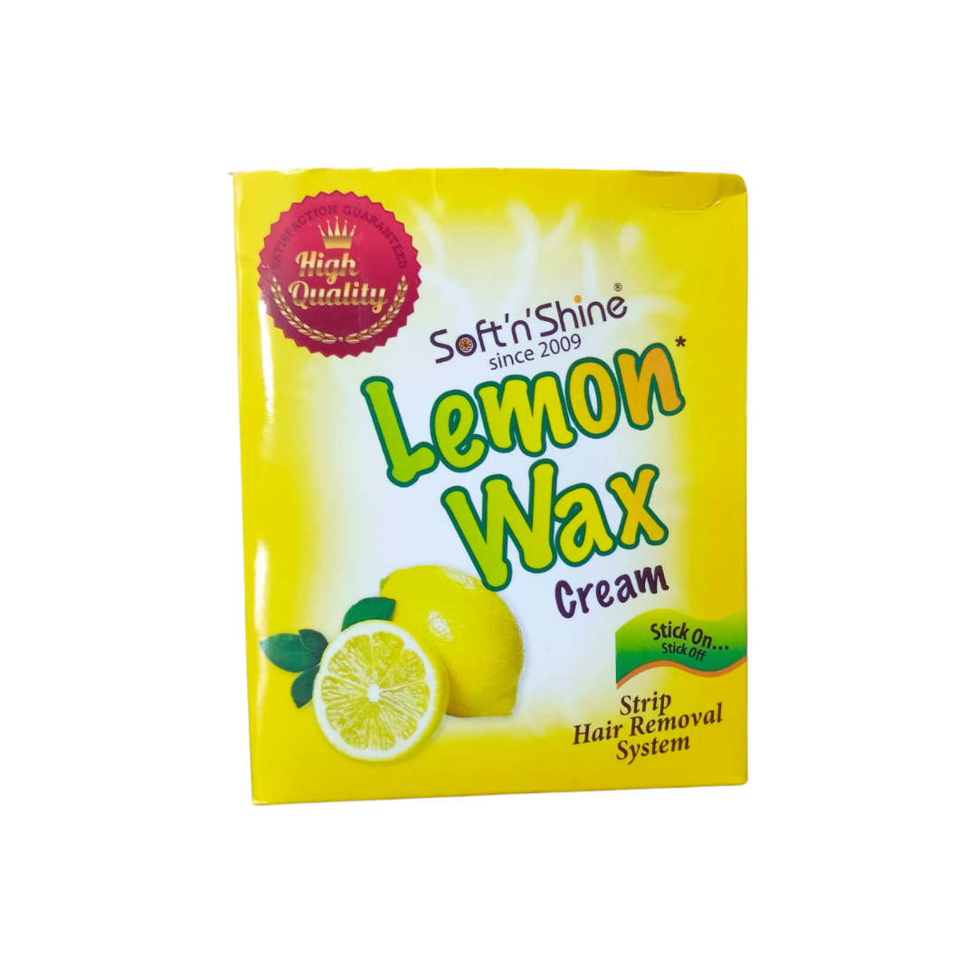 SOFT N SHINE LEMON WAX CREAM 125GM