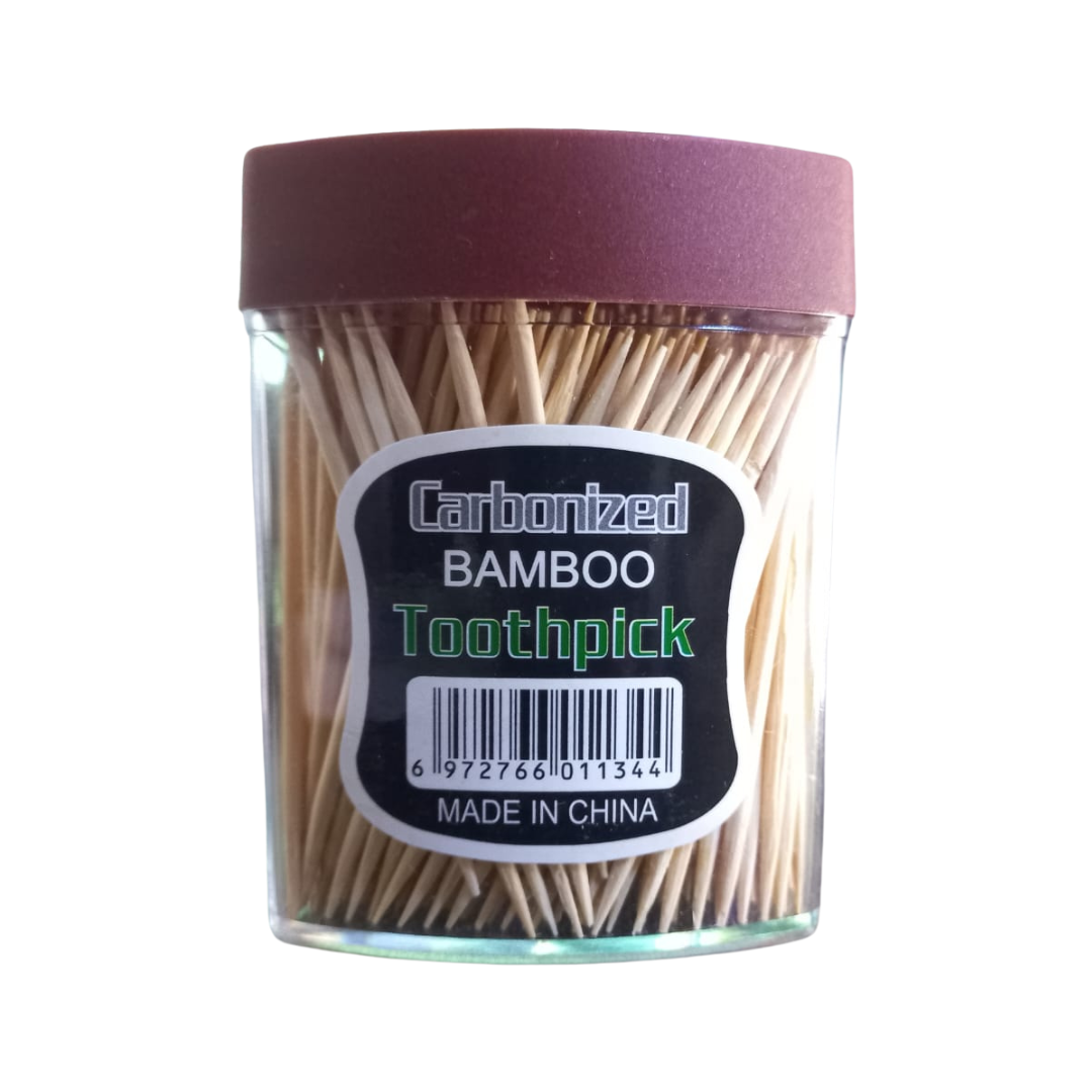 CARBONIZED BAMBOO LARGE TOOTHPICKS