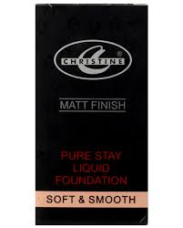 CHRISTINE MATT FINISH PURE LIQUID FOUNDATION TAN-07 40ML