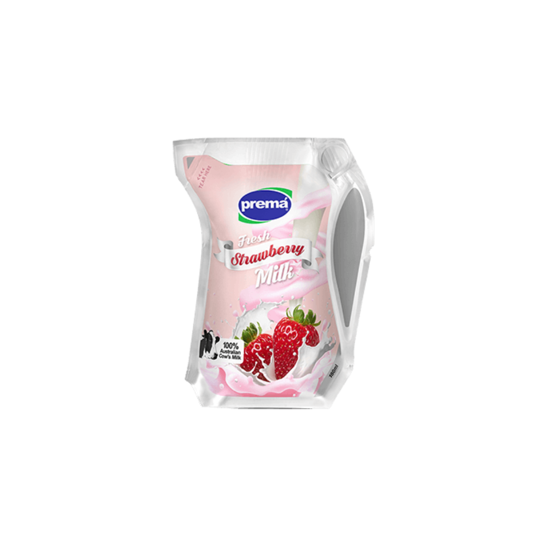 PREMA FRESH STRAWBERRY MILK 180ML