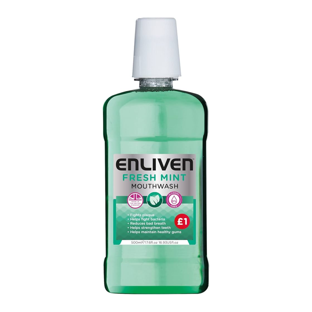 ENLIVEN MOUTHWASH FRESH MINT 500ML