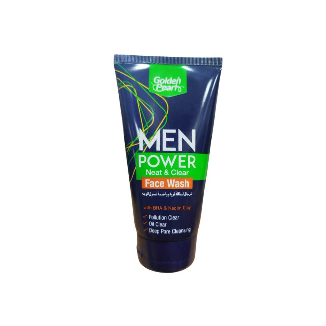 GOLDEN PEARL MEN FACE WASH POWER NEAT & CLEAR 75ML