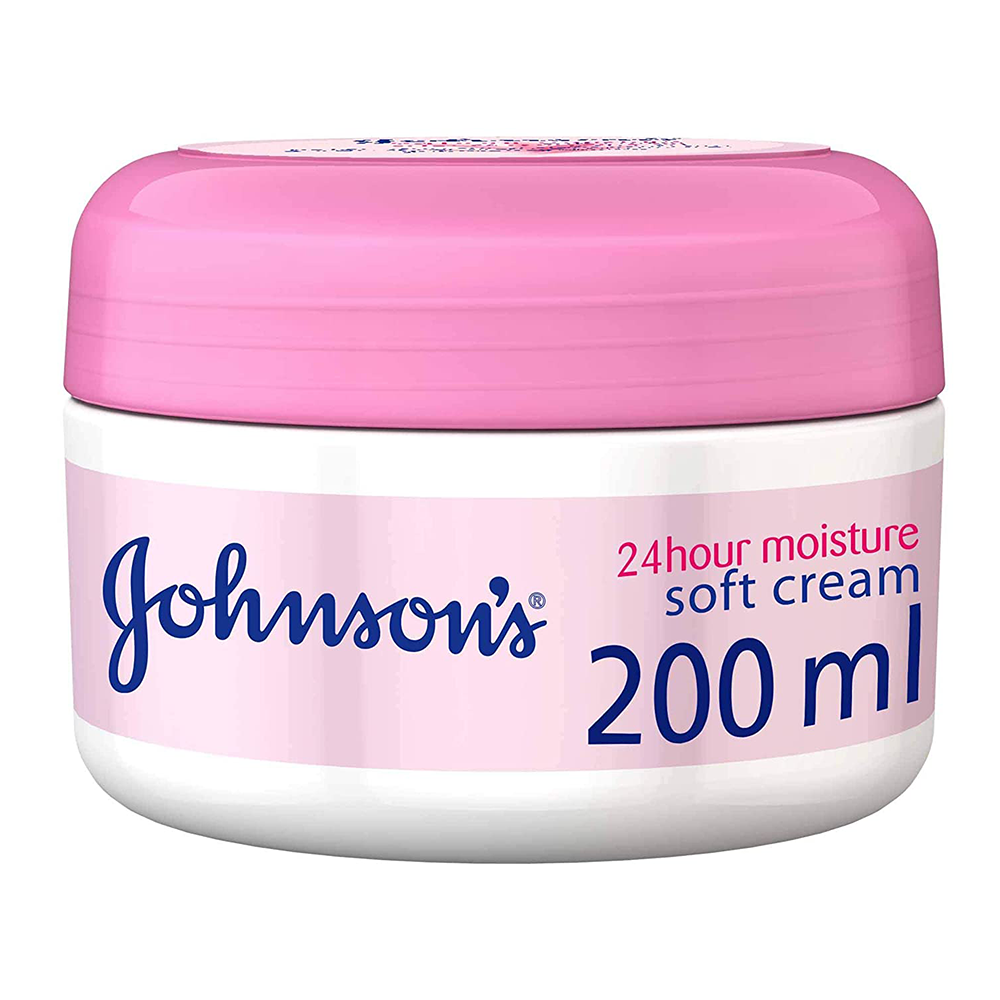 JOHNSONS 24HOUR MOISTURE SOFT CREAM 200ML