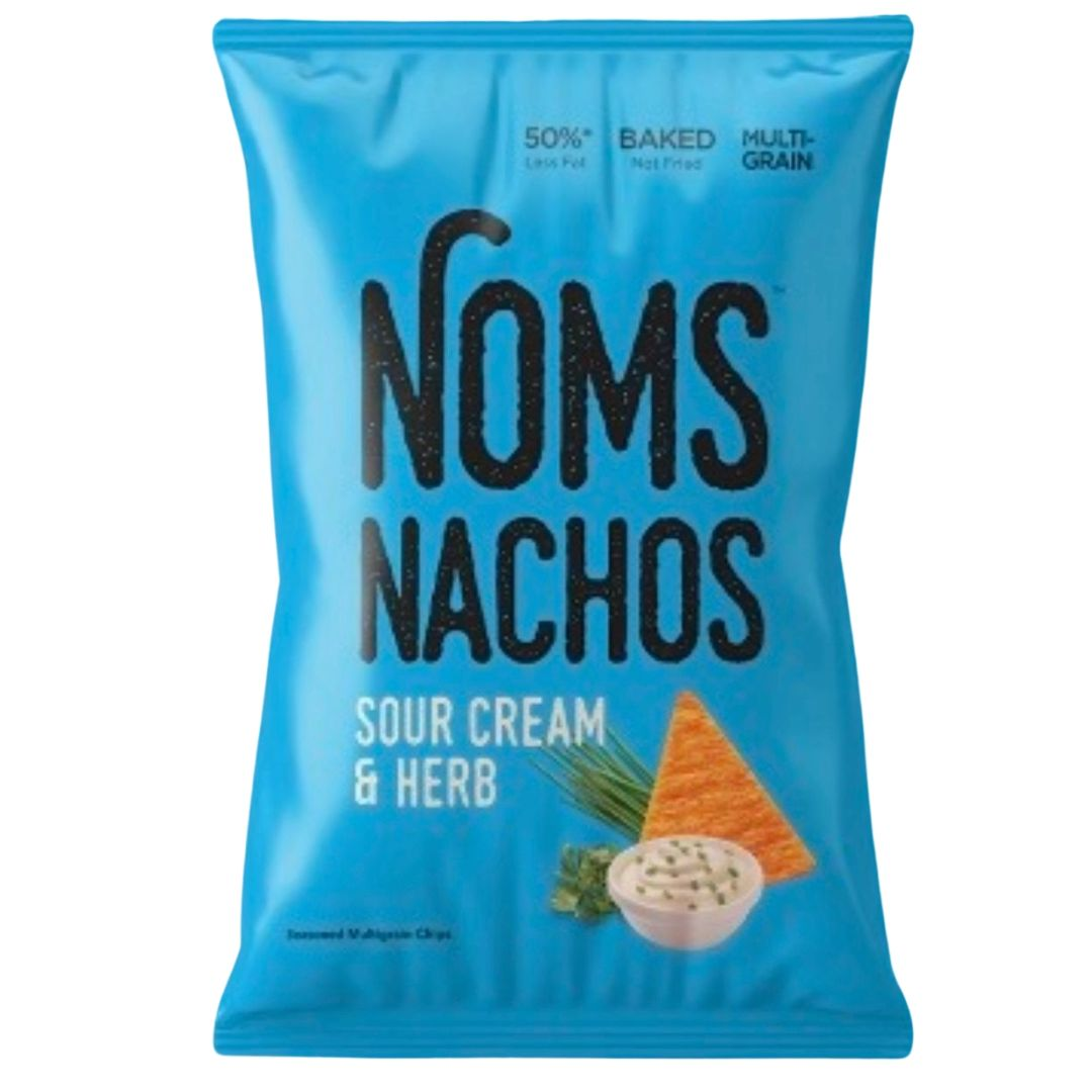 NOMS NACHOS SOUR CREAM & HERB 64GM