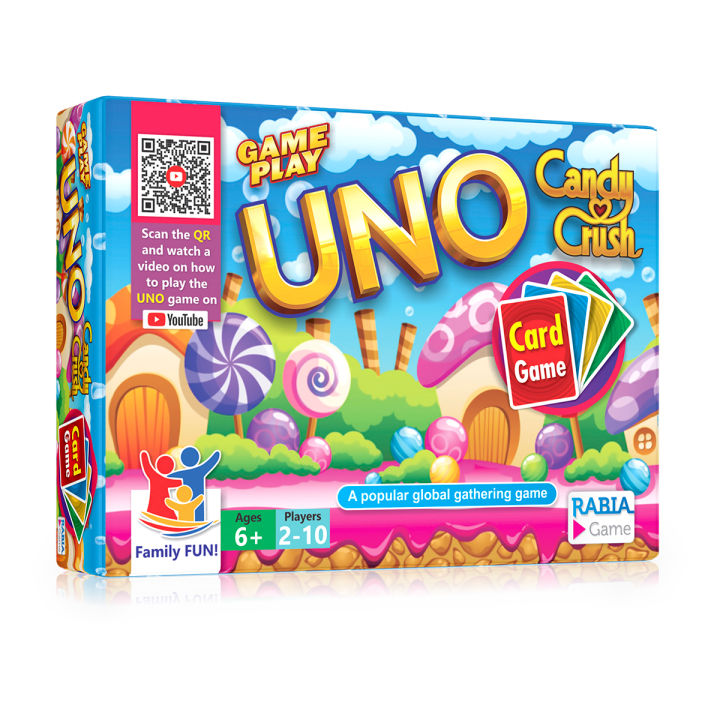 UNO CANDY CRUSH CARD GAME