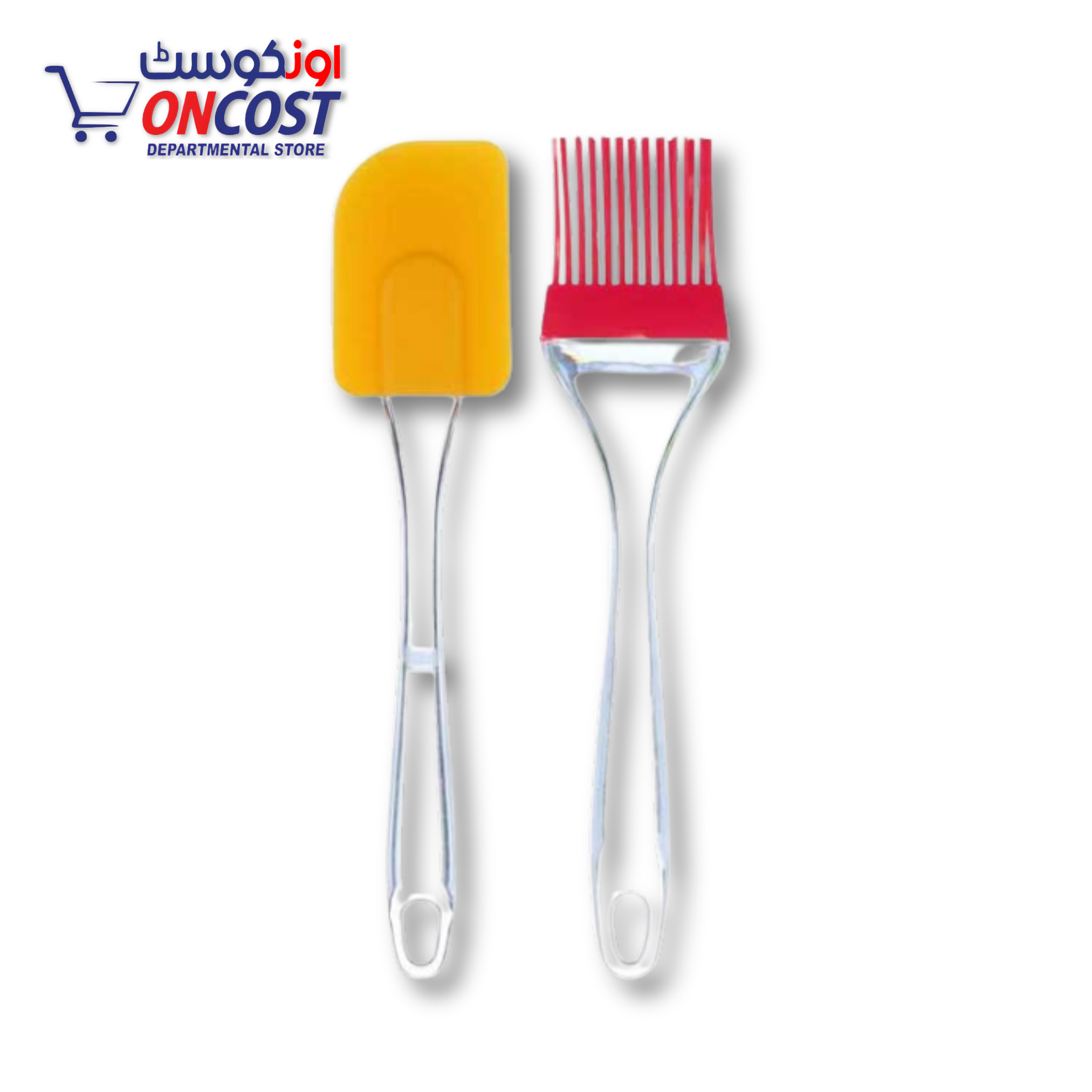 SILICONE OIL BRUSH & SPATULA FOR COOKING 2PCS SET