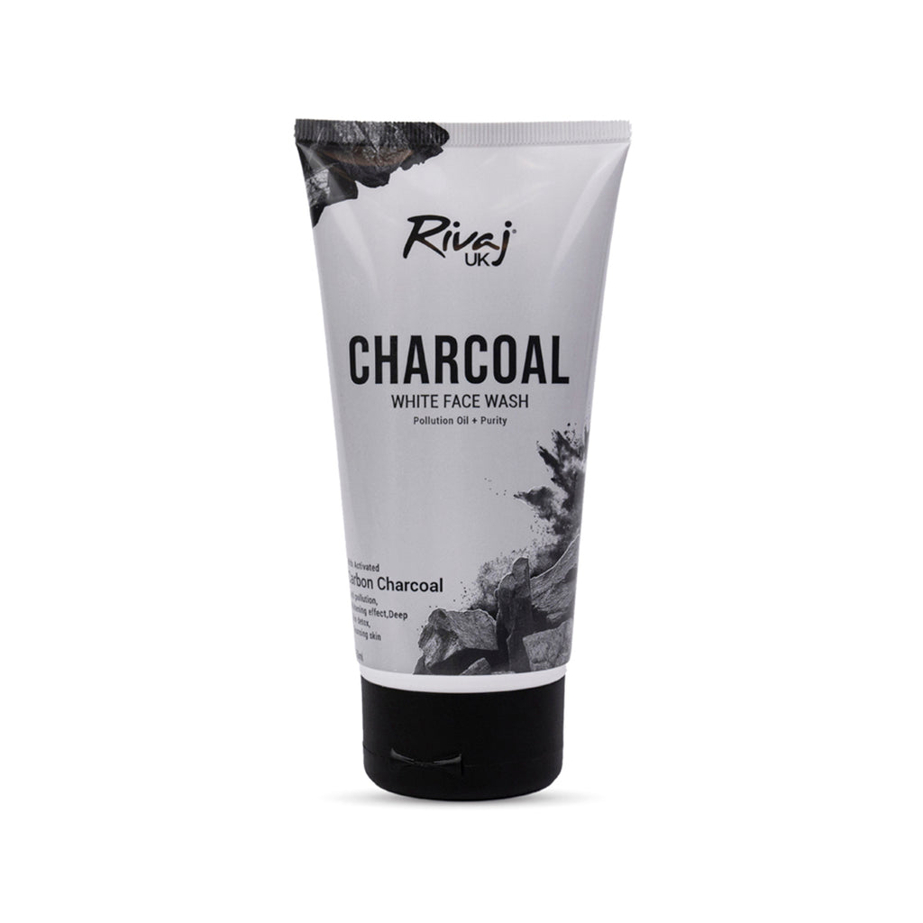 RIVAJ CHARCOAL WHITE FACE WASH 100ML