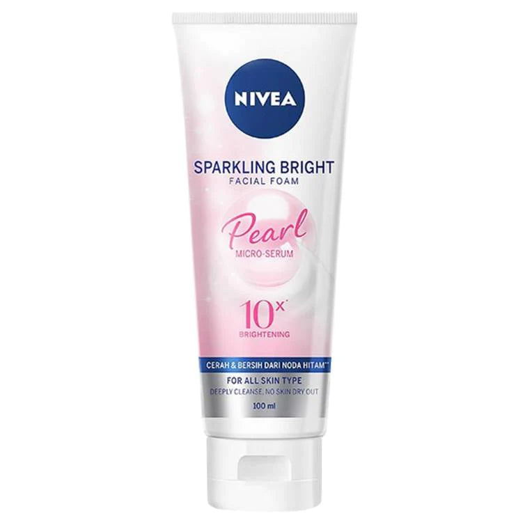 NIVEA SPARKLING BRIGHT FACE WASH 100ML