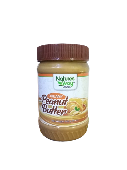 NATURES WAY CREAMY PEANUT BUTTER 510GM