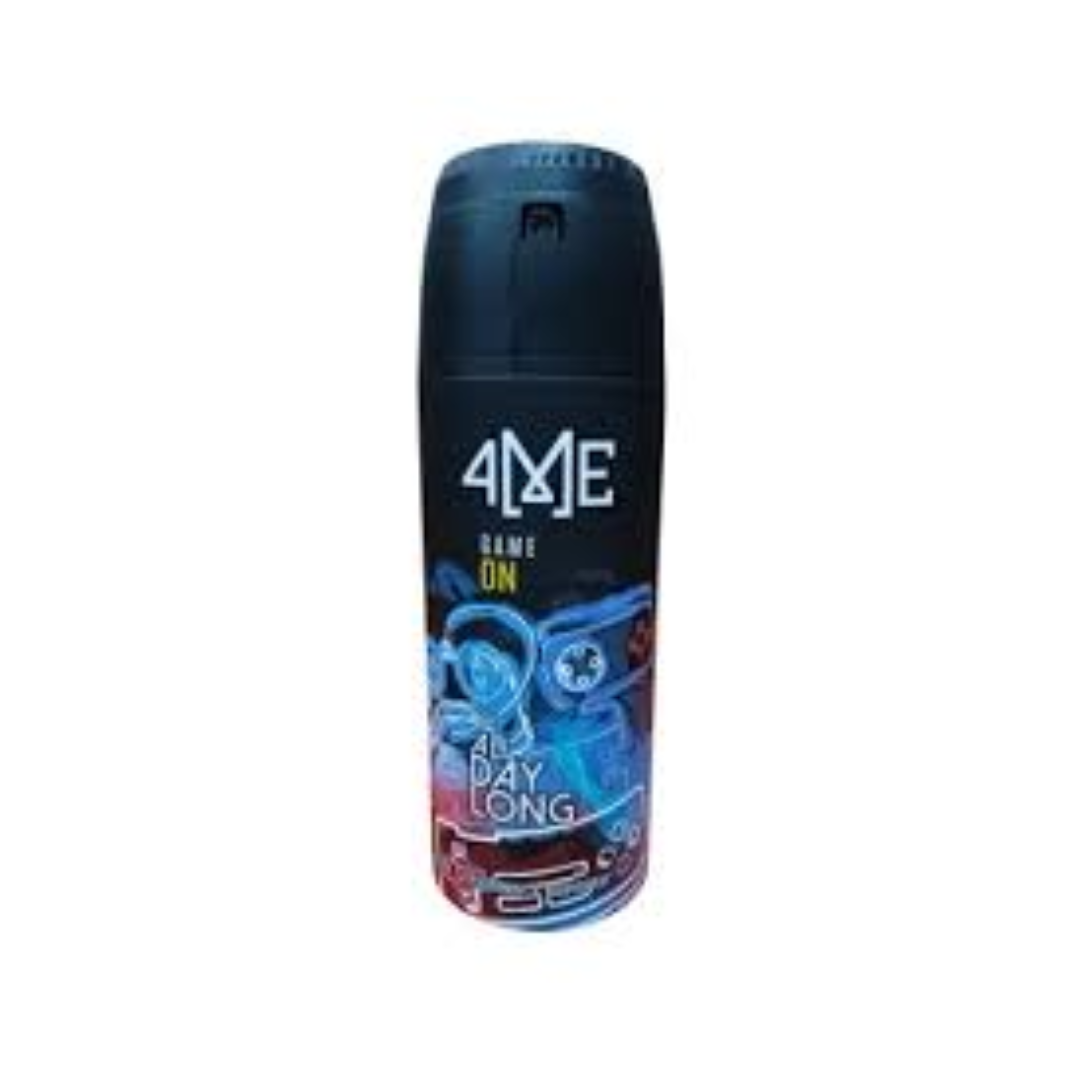 4ME GAME ON DEODORANT & BODYSPRAY 150ML