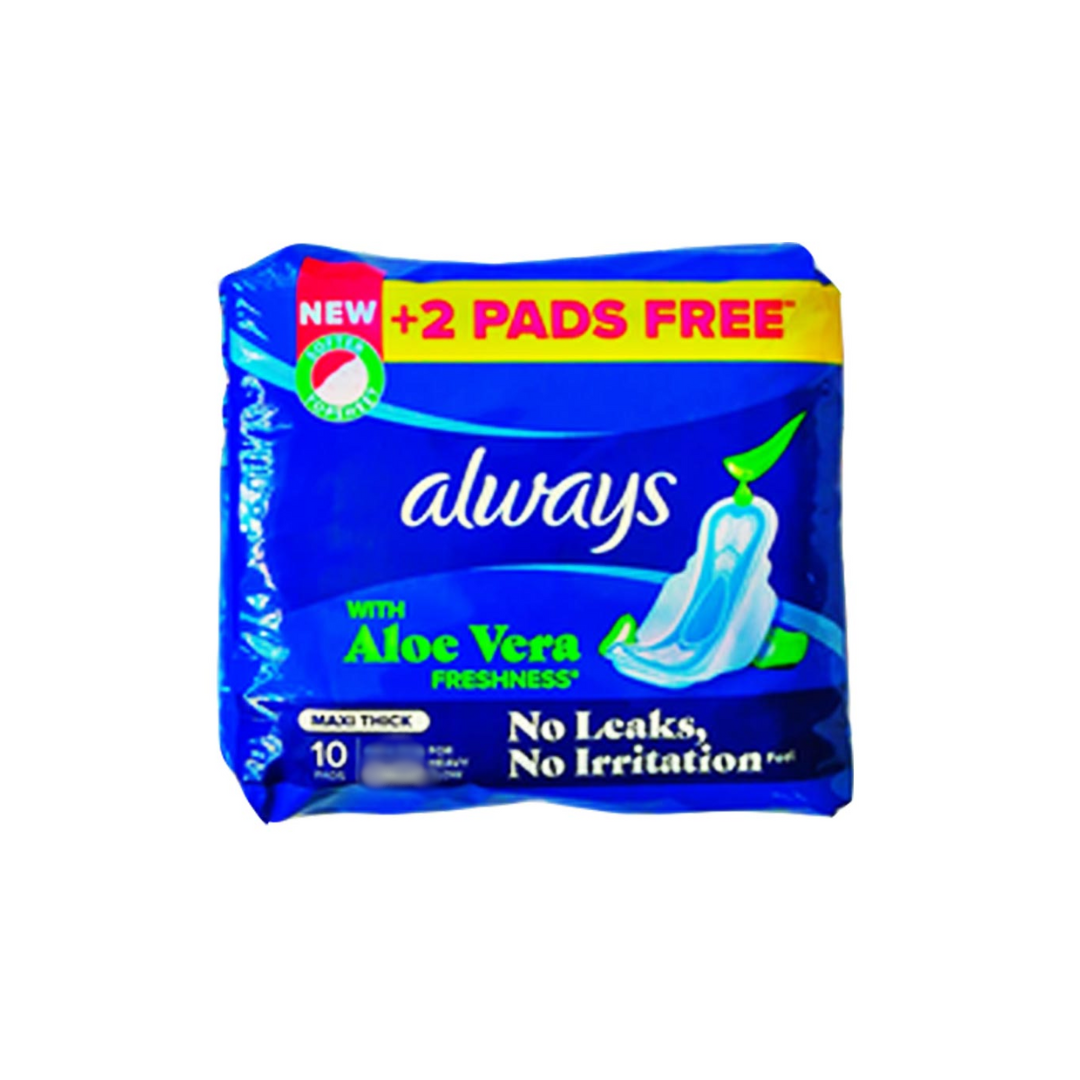 ALWAYS ALOE VERA FRESHNESS MAXI THICK LONG 11 PADS