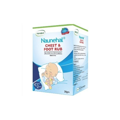 HAMDARD NAUNEHAL CHEST & FOOT RUB 20GM