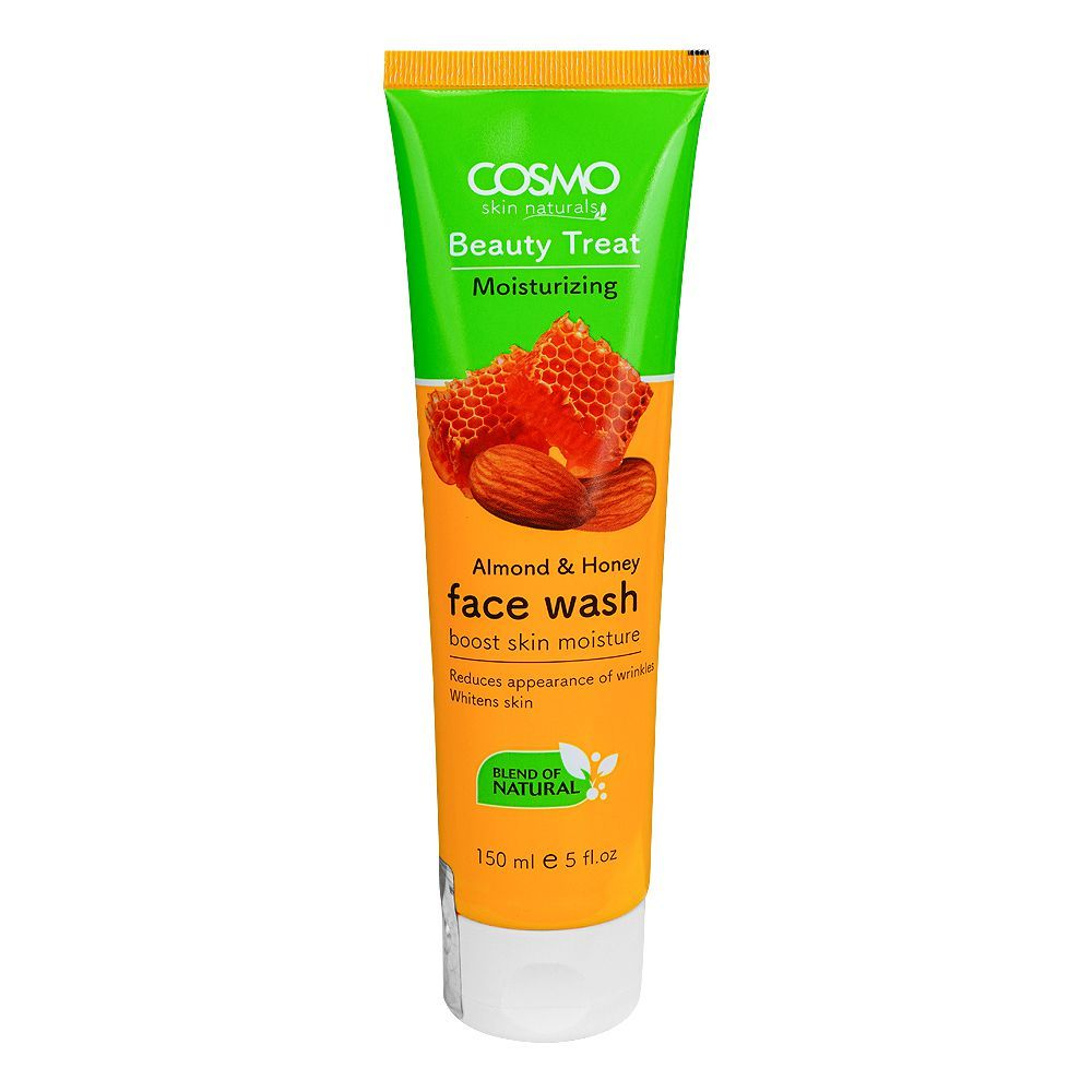 COSMO SKIN NATURALS BEAUTY TREAT MOISTURIZING ALMOND & HONEY FACE WASH 150ML