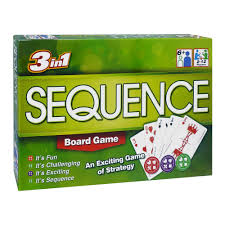 3 IN 1 SEQUENCE BOARD GAME