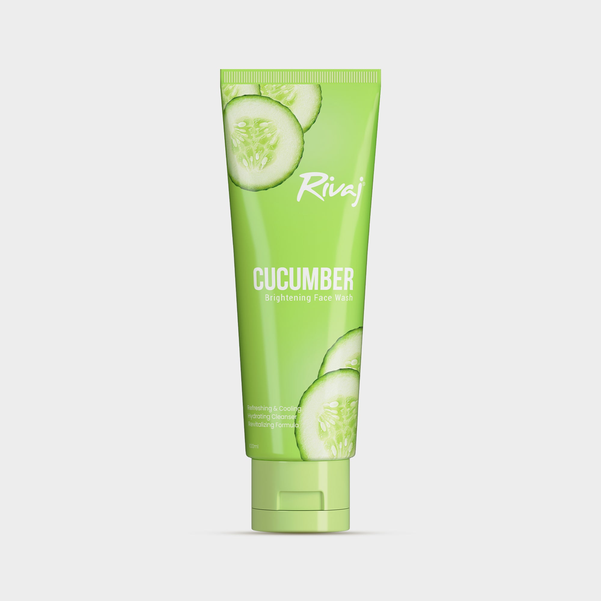 RIVAJ CUCUMBER BRIGHTENING FACE WASH 100ML