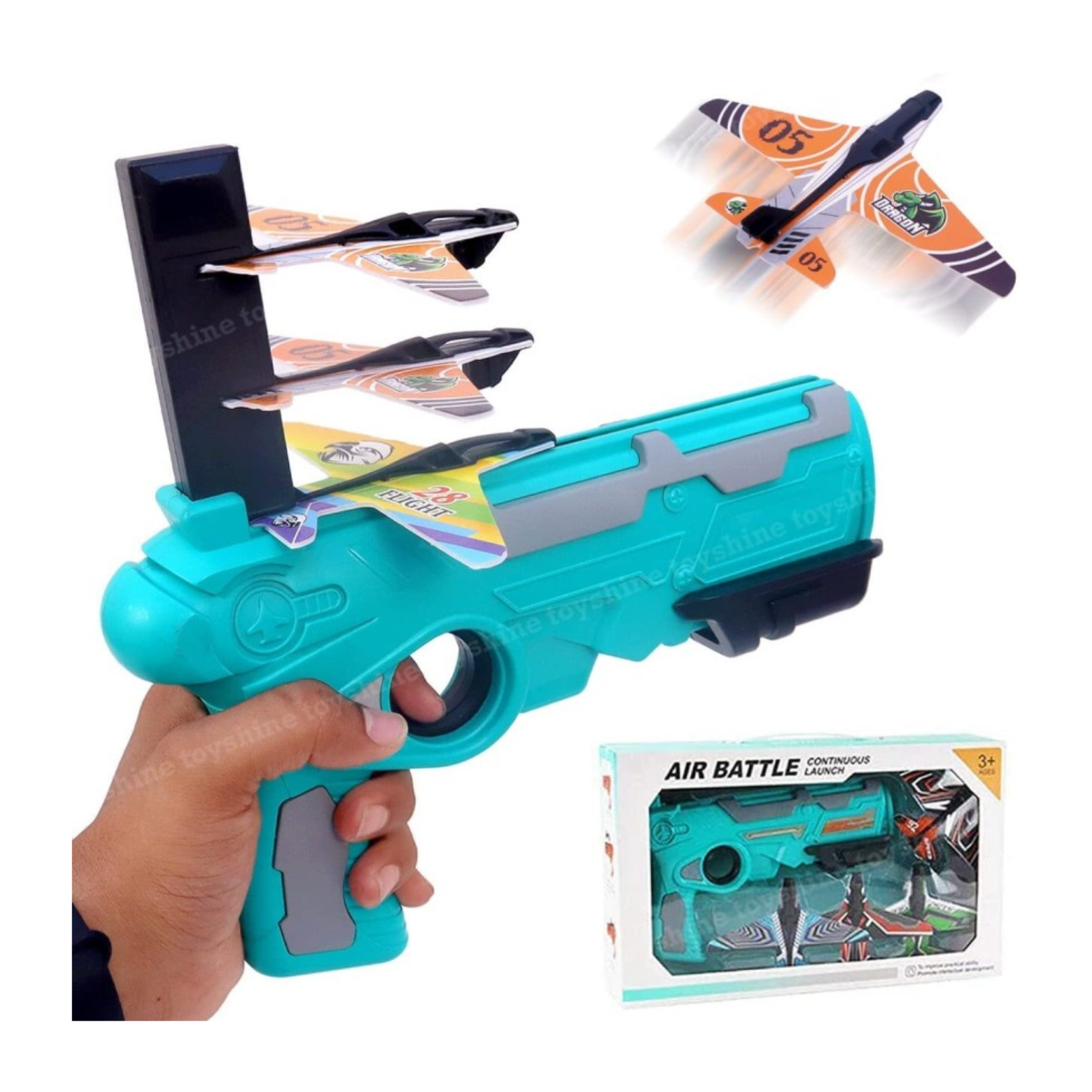 AIR BATTLE CONTINUOUS LAUNCH GUN TOY 809