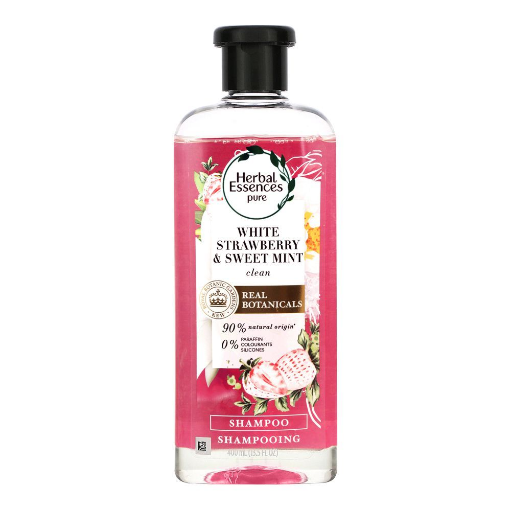 HERBAL ESSENCES SHAMPOO WHITE STRAWBERRY & SWEET MINT 400ML