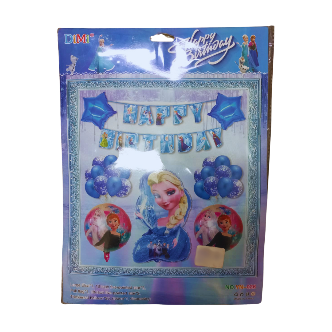 HAPPY BIRTHDAY FROZEN THEME SET YN-026