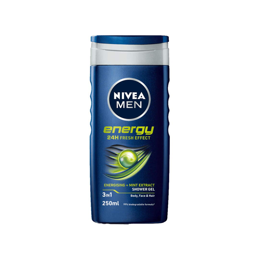 NIVEA MEN ENERGY 3IN1 SHOWER GEL 250ML