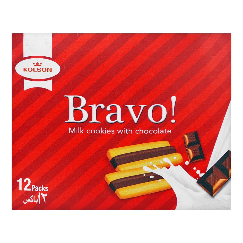 KOLSON BRAVO BISCUIT 32GM 12PCS BOX