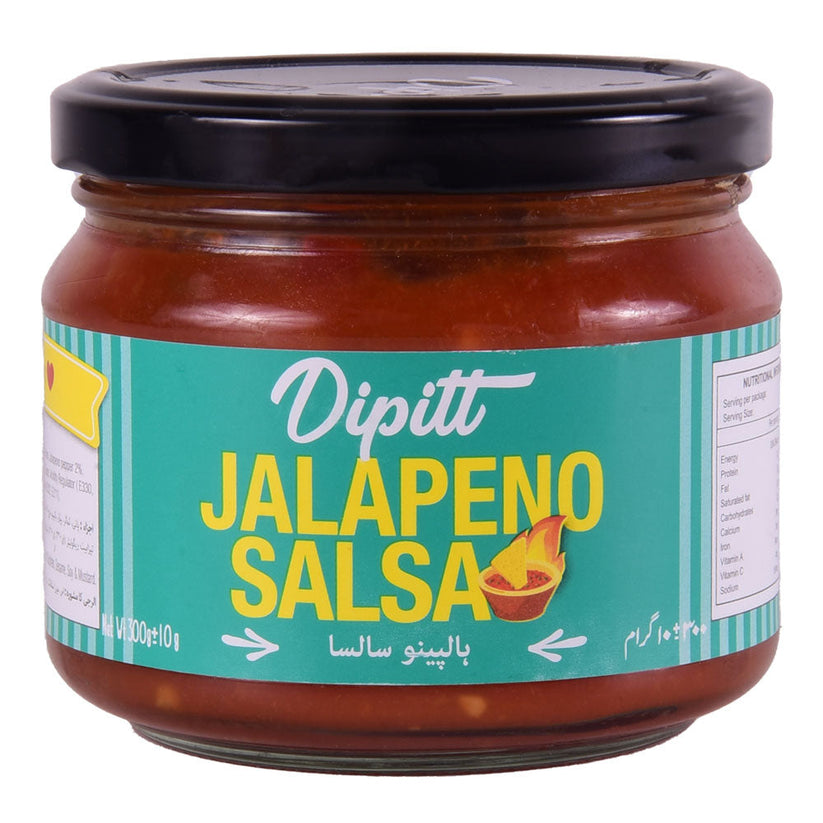 DIPITT SALSA JALAPENO DIP SAUCE 300GM