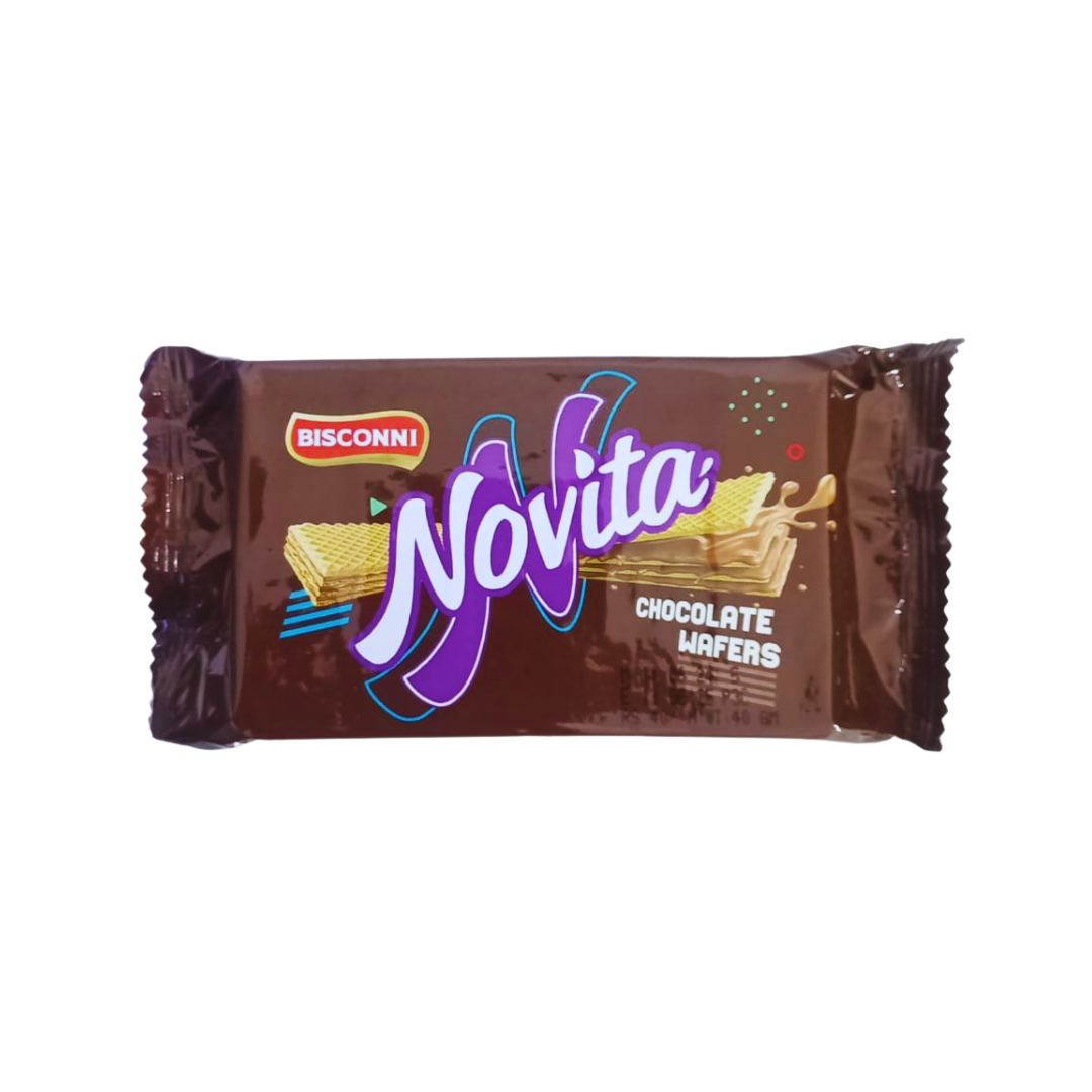 BISCONNI NOVITA CHOCOLATE WAFERS 40GM