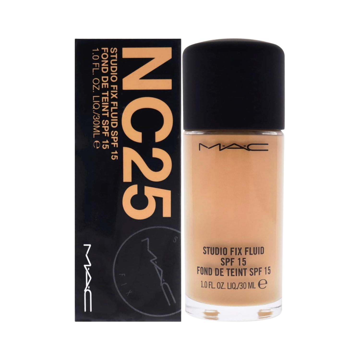 MAC STUDIO FIX FLUID FOUNDATION SPF15 NC25 40ML