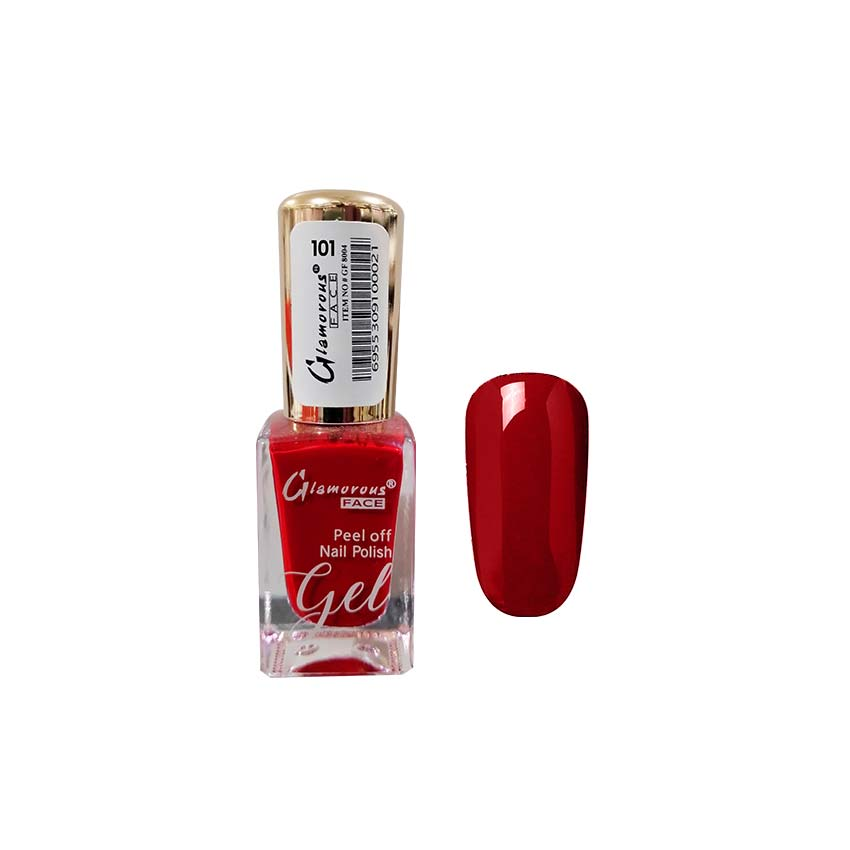 GLAMOROUS FACE PEEL OFF NAIL POLISH GEL 101