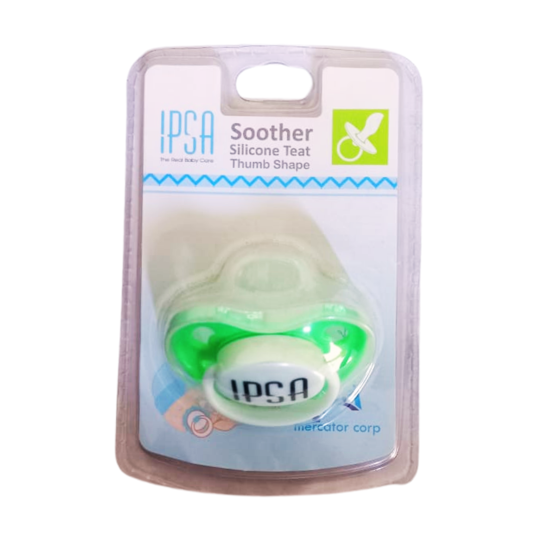 IPSA SOOTHER SILICONE TEAT THUMB SHAPE BPA FREE