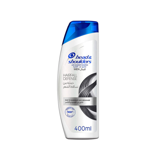 HEAD & SHOULDERS ANTI-DANDRUFF SHAMPOO HAIRFALL DEFENSE 400ML