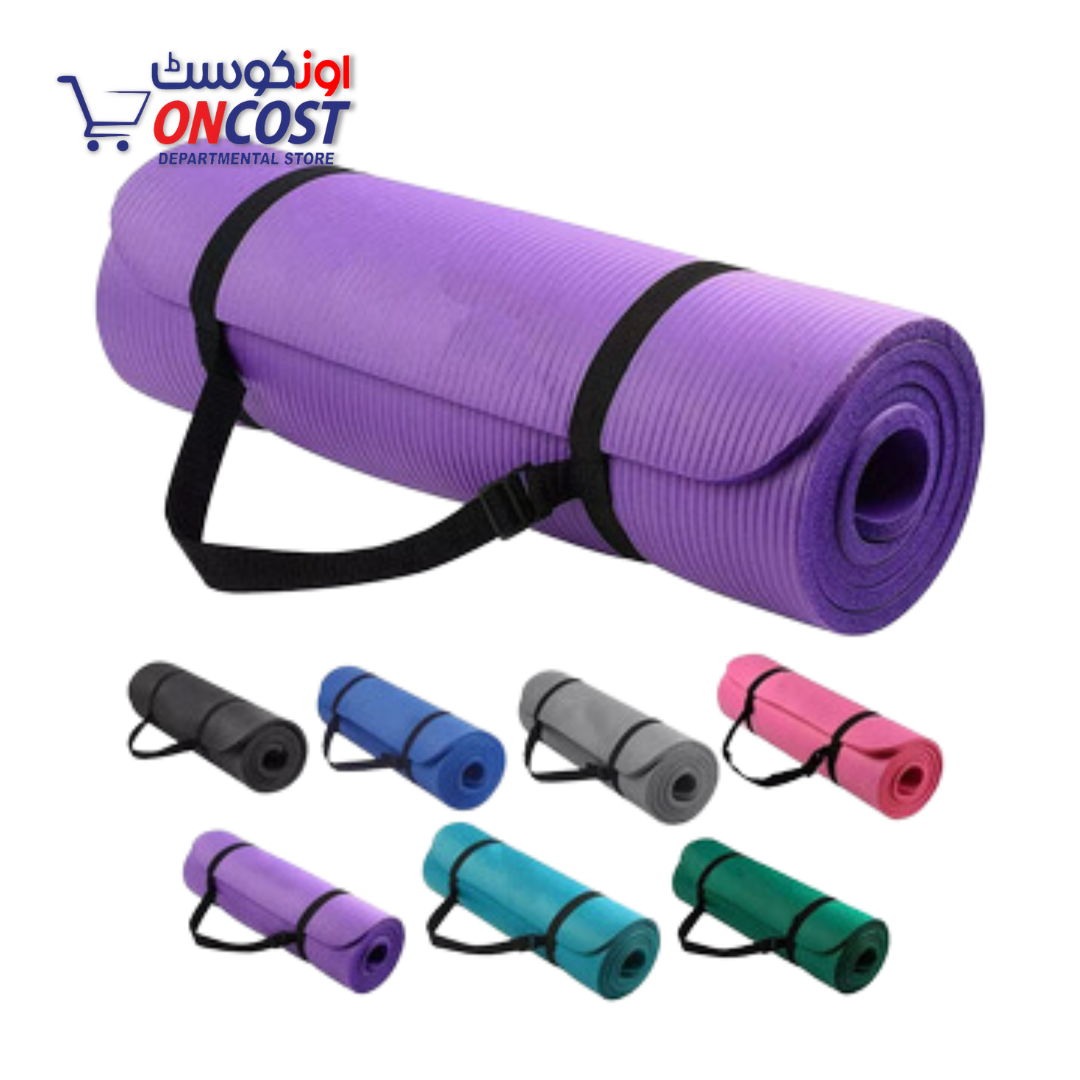 YOGA MAT 10MM WITH CARYING STRAP