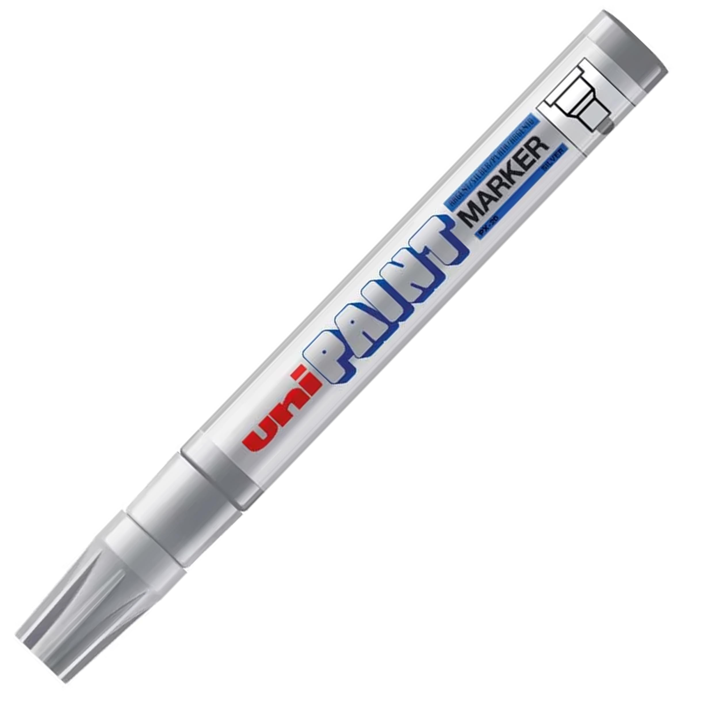 UNI PAINT MARKER SHINY SILVER 2.8MM