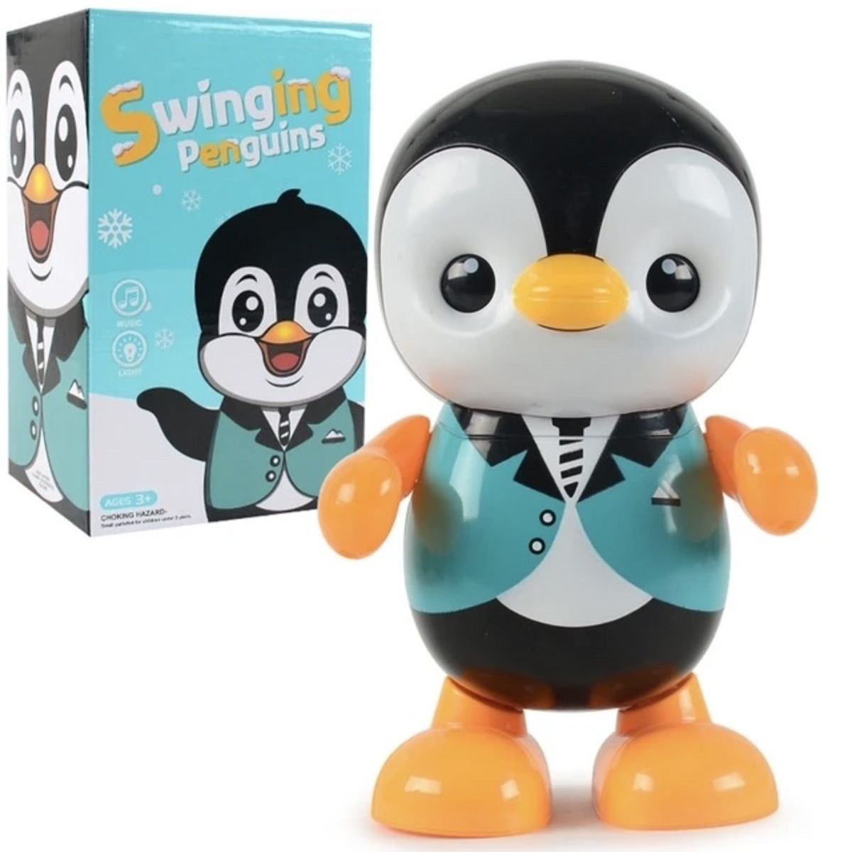 SWINGING PENGUIN MUSICAL TOY 17178