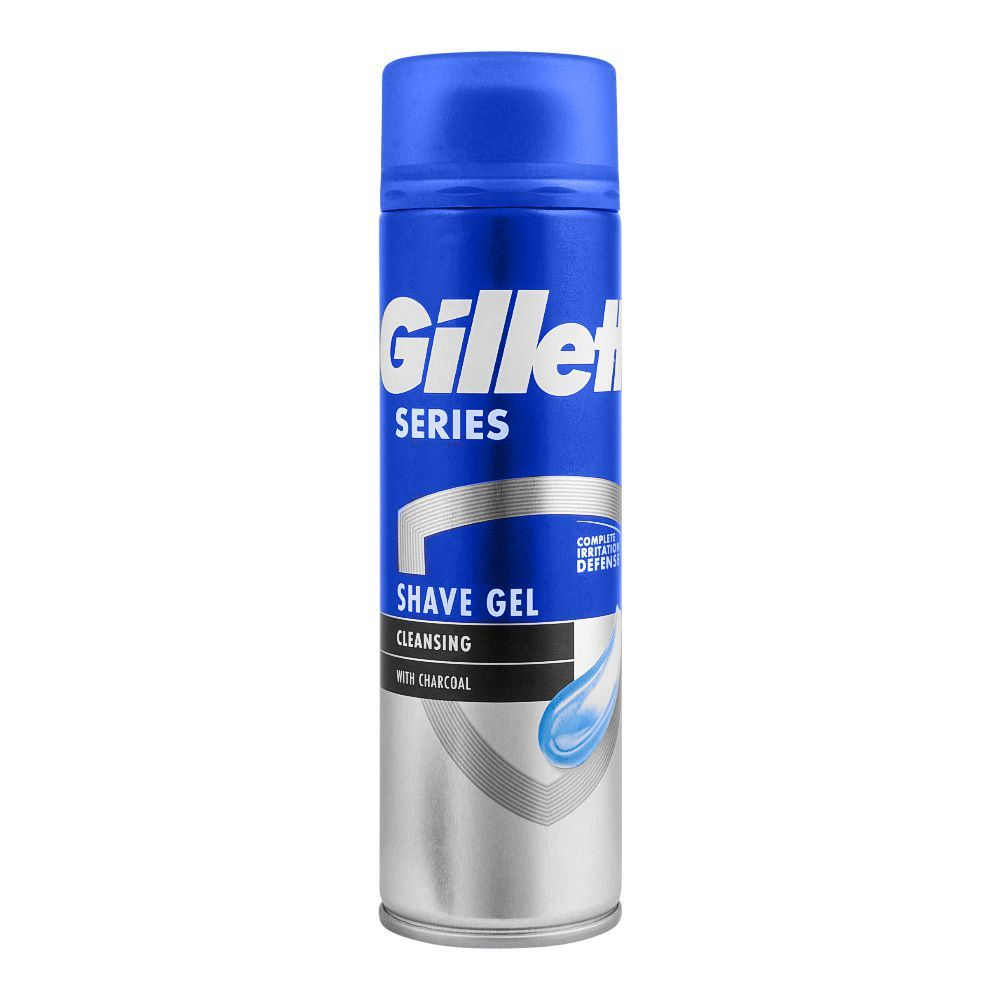 GILLETTE SHAVE GEL CLEANSING WITH CHARCOAL 200ML