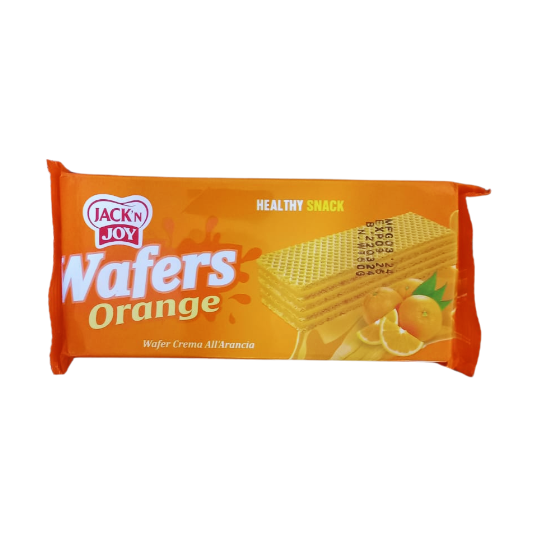 JACK N JOY WAFERS ORANGE 50GM